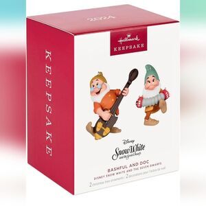 Hallmark Keepsake Disney Bashful and Doc NWT 2024